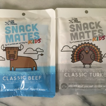 Gluten-free beef and turkey jerky from The New Primal